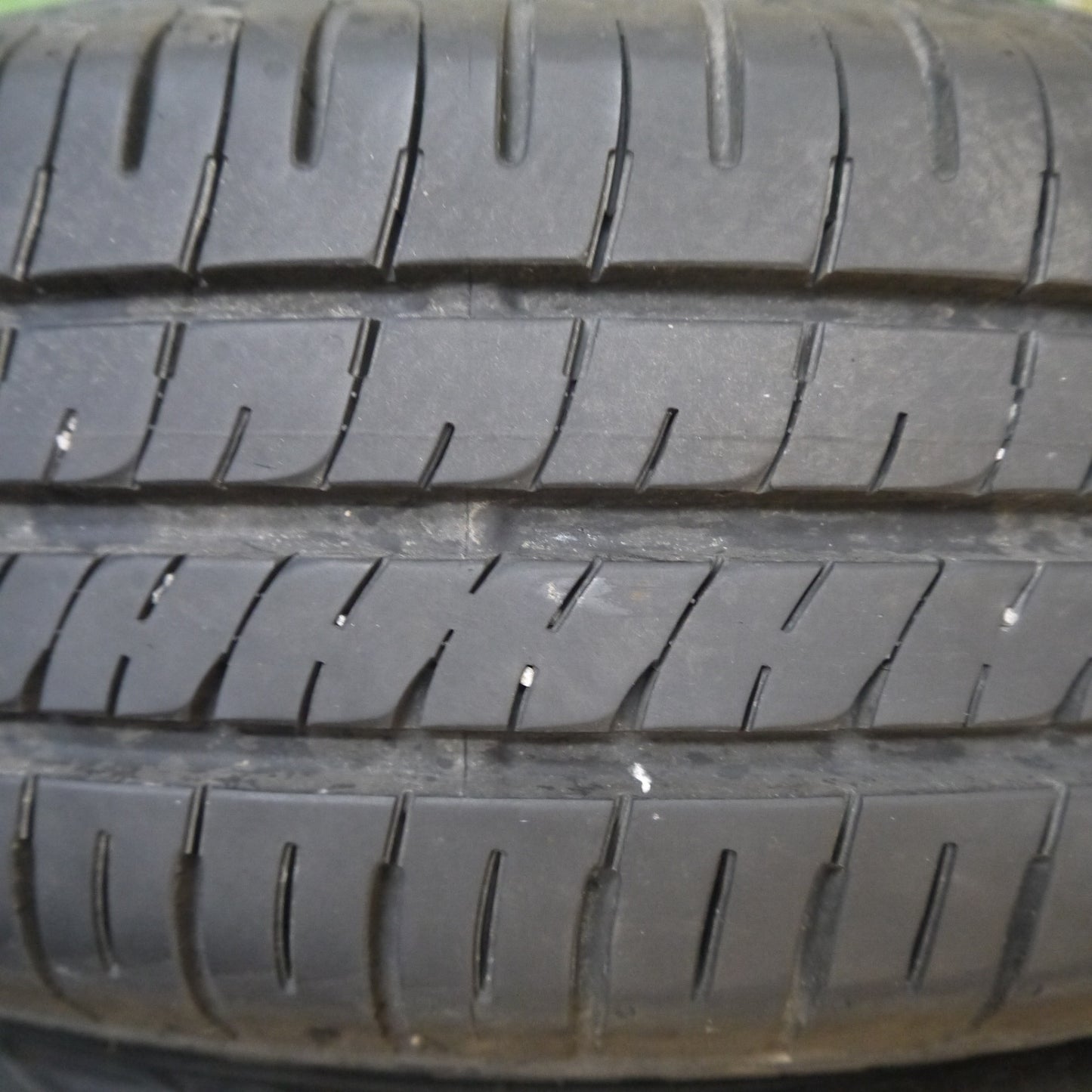 バリ溝！9.5分★マツダ デミオ 純正 スチール 175/65R14 ダンロップ エナセーブ EC204 14インチ PCD100/4H★6011604Hノ