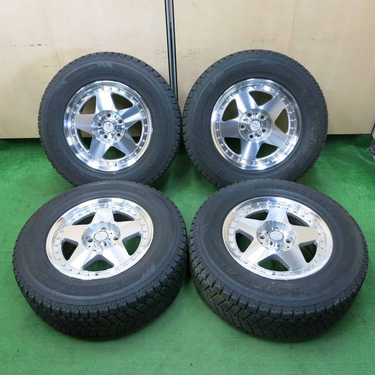 4本★WEDS ADVENTURE 235/70R16 スタッドレス ブリヂストン DM-Z3 ウェッズ アドベンチャー PCD114.3/5H★4061001ナス