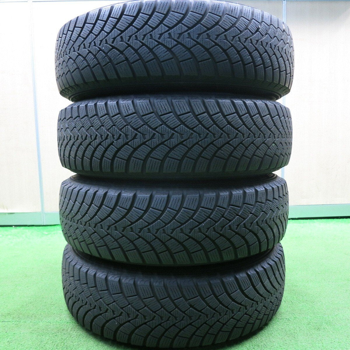 バリ溝！8.5分★スタッドレス 165/70R14 ファルケン エスピア W-ACE Eurospeed MiD ユーロスピード 14インチ PCD100/4H★5011202HAス