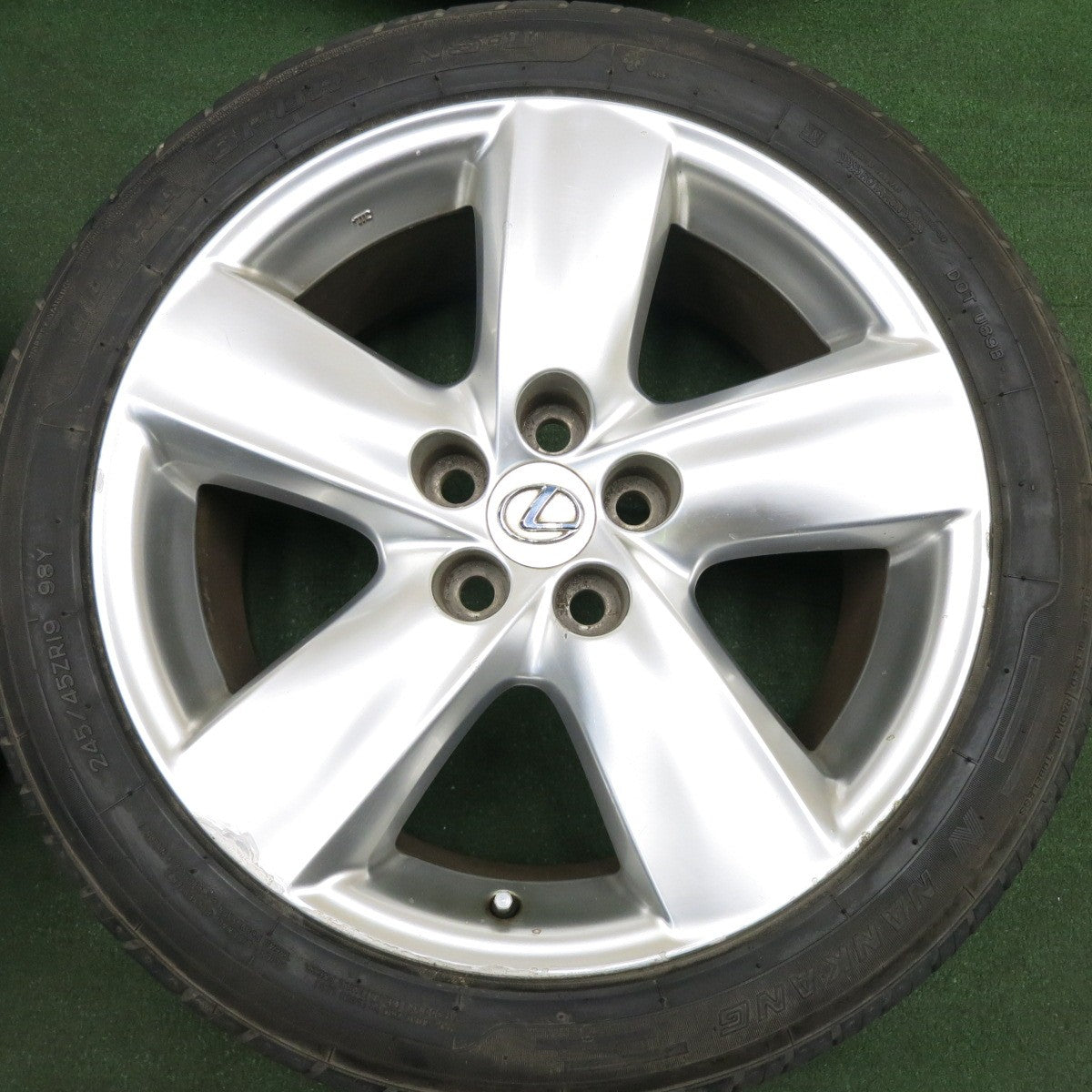 *送料無料* 4本価格★レクサス LS460 LS600 純正 245/45R19 ナンカン ウルトラスポーツ NS-2 19インチ PCD120/5H★4032413HAノ