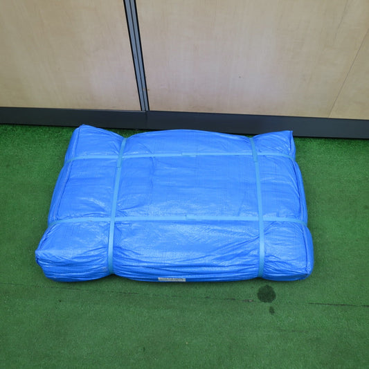 未使用！10枚入り◆ブルーシート #2000 PE BLUE SHEET 3.6m×5.4m メーカー 不明 建築 農業 土木 等に (10PCS)◆