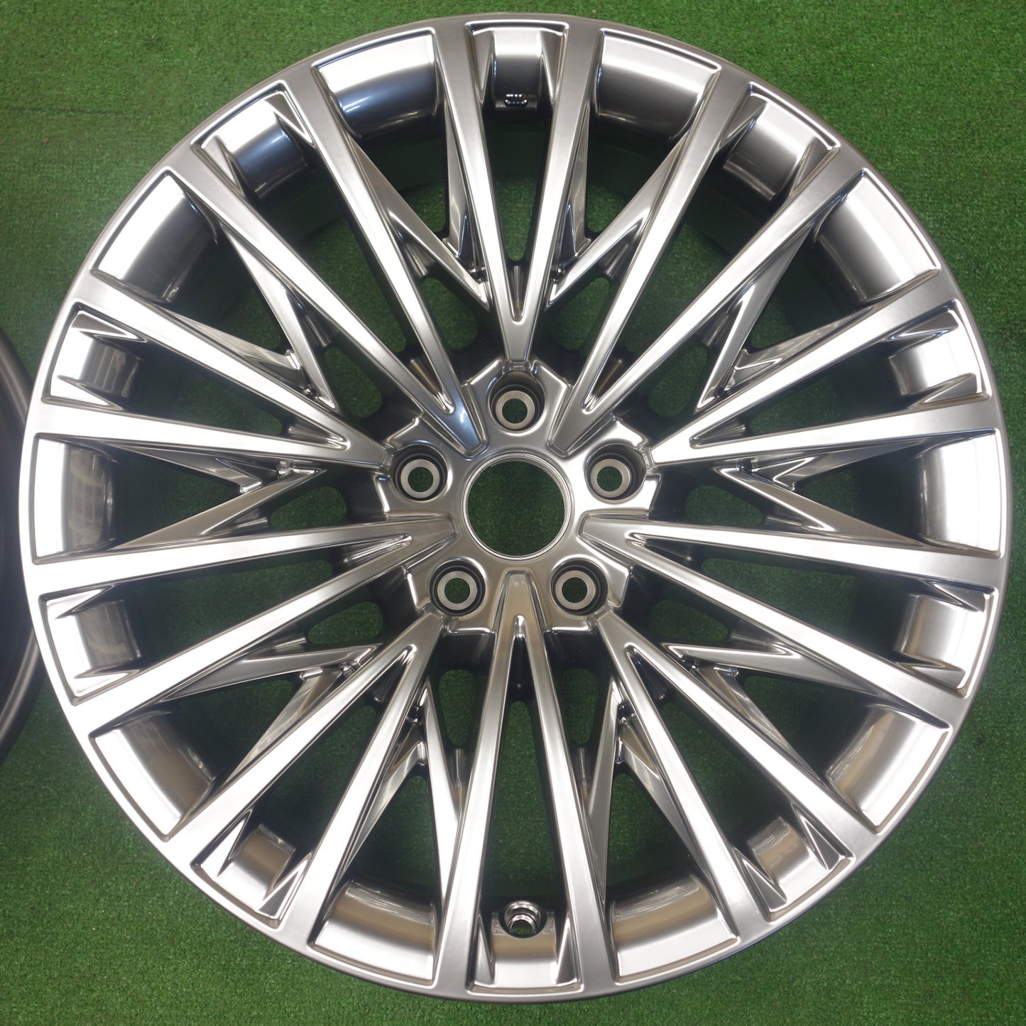 新車外し★レクサス LS 純正 OP ハイパー クロム メタリック ホイール 20インチ 20×8.5J PCD120/5H★6022102KTホ