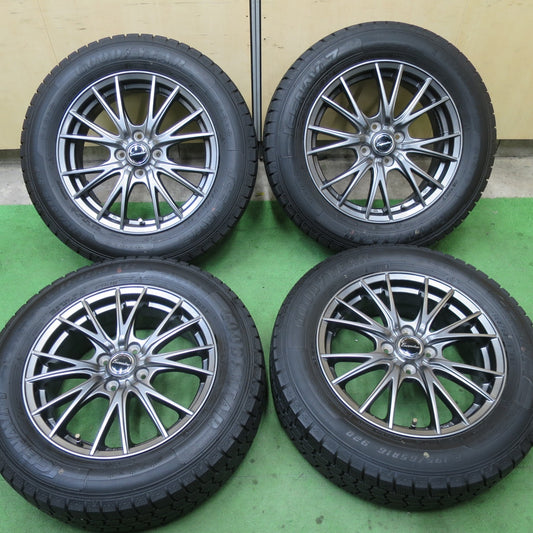 バリ溝！22年！キレイ！9.5分★スタッドレス 195/65R16 グッドイヤー アイスナビ7 Exceeder エクシーダー 16インチ PCD100/4H★5051701TTス