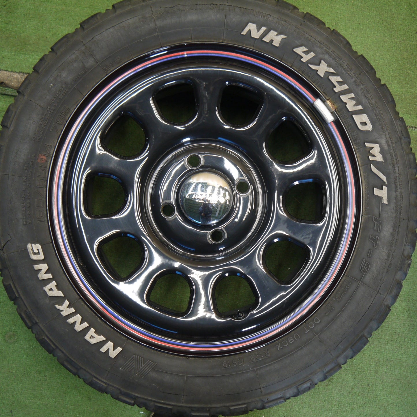 キレイ★165/65R14 ナンカン NK 4X4WD M/T FT-9 DAYTONA デイトナ スチール 14インチ PCD100/4H★6060905Hノ
