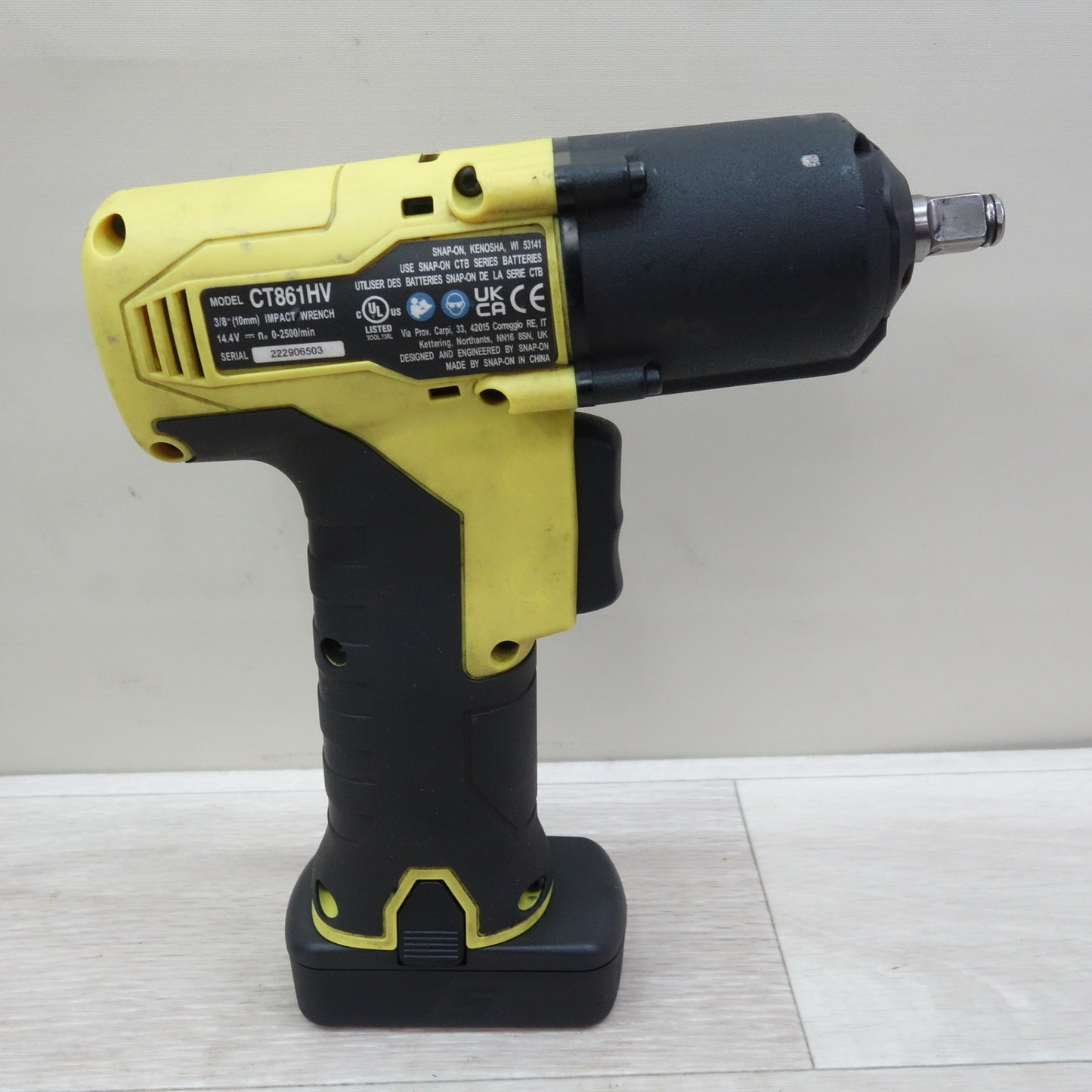 [送料無料] バッテリー2個☆スナップオン SNAP ON ブラシレス 電動 インパクト レンチ 14.4V CT861HV 充電器 バッテリー 付き 電動 工具☆