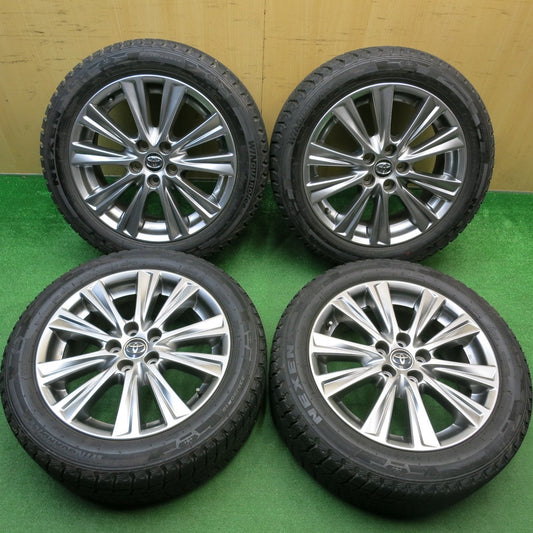 バリ溝！23年！ほぼ10分★トヨタ 30系 アルファード ヴェルファイア 純正 235/50R18 スタッドレス ネクセン ウィンガード アイス SUV WS5 18インチ PCD114.3/5H★5122101HAス