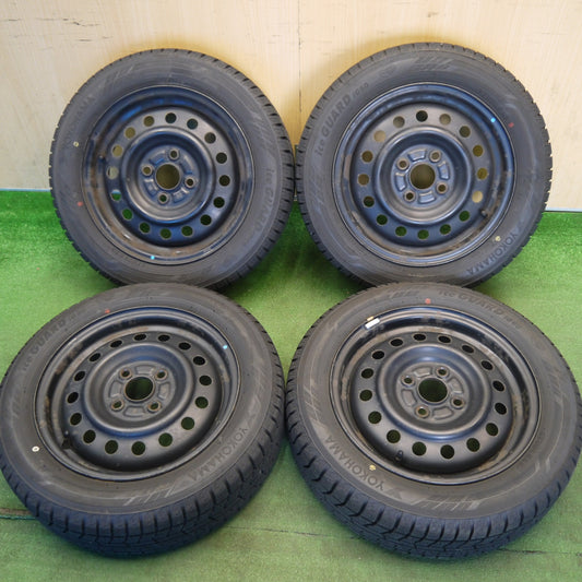 バリ溝！24年！9.5分以上★スタッドレス 155/65R14 ヨコハマ アイスガード iG60 スチール ホイール 14インチ PCD100/4H★6041406Hス