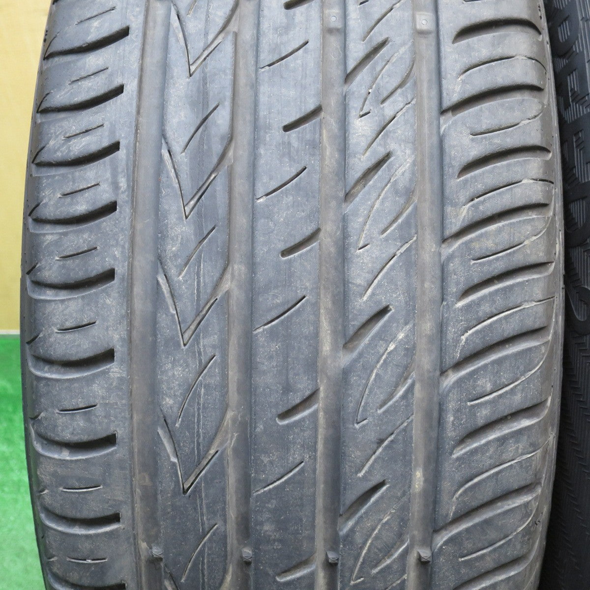 バリ溝！22年！キレイ！9分★フォレスター 等 225/55R18 ギスラベット ULTRA SPEED2 WALD Portofino 21C ヴァルド ポルトフィーノ 18インチ PCD100/5H★6051904NJノ