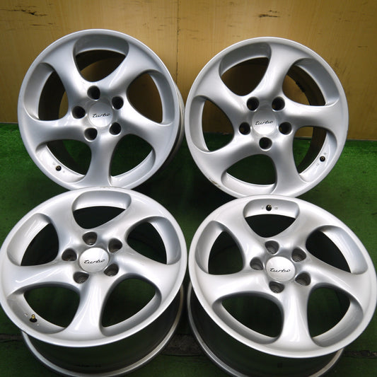 4本価格★ポルシェ 911 996 カレラ 4S 純正 ホイール 18インチ 18×8J 18×11J PCD130/5H★5081202Hホ