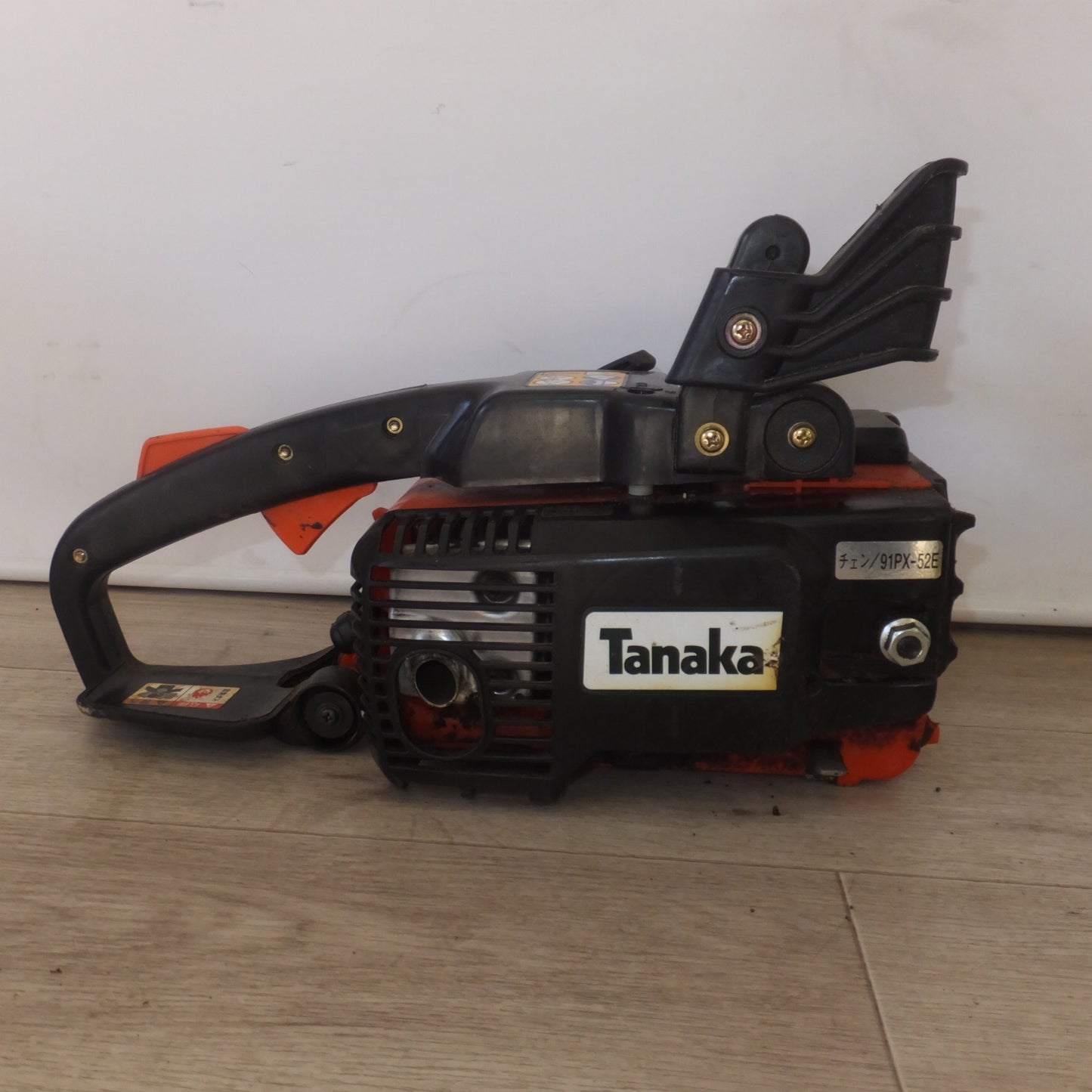 [送料無料] ジャンク★タナカ tanaka エンジンチェーンソー ECS-3359　チェン 91PX-52E　3軸合成値 9.3m/s2★