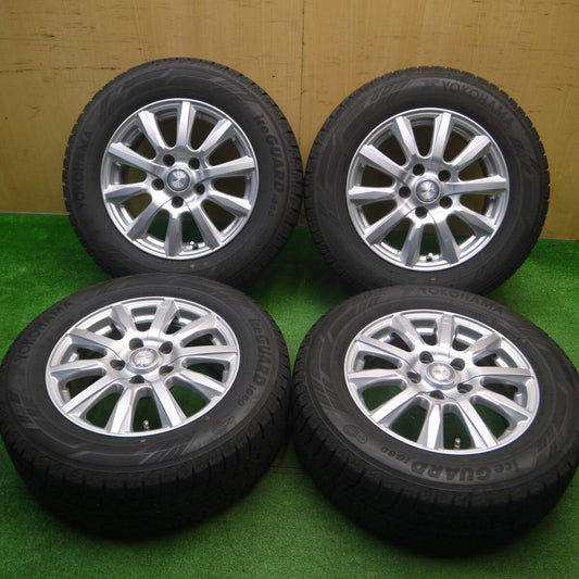 バリ溝！23年！キレイ！9.5分★スタッドレス 195/65R15 ヨコハマ アイスガード iG60 JOKER ジョーカー 15インチ PCD114.3/5H★4120303Hス