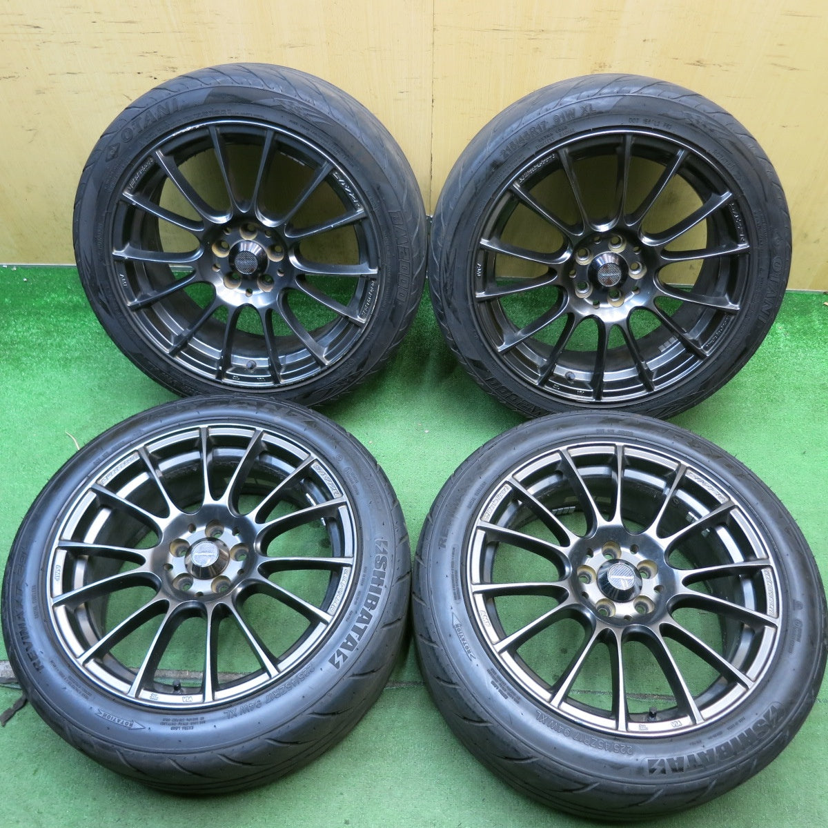 4本価格！24年◎86 BRZ 等 wedsSport SA-72R 215/45R17 オータニ BM2000 シバタ レイダン ウェッズスポーツ 17インチ PCD100/5H◎6062804HAノ