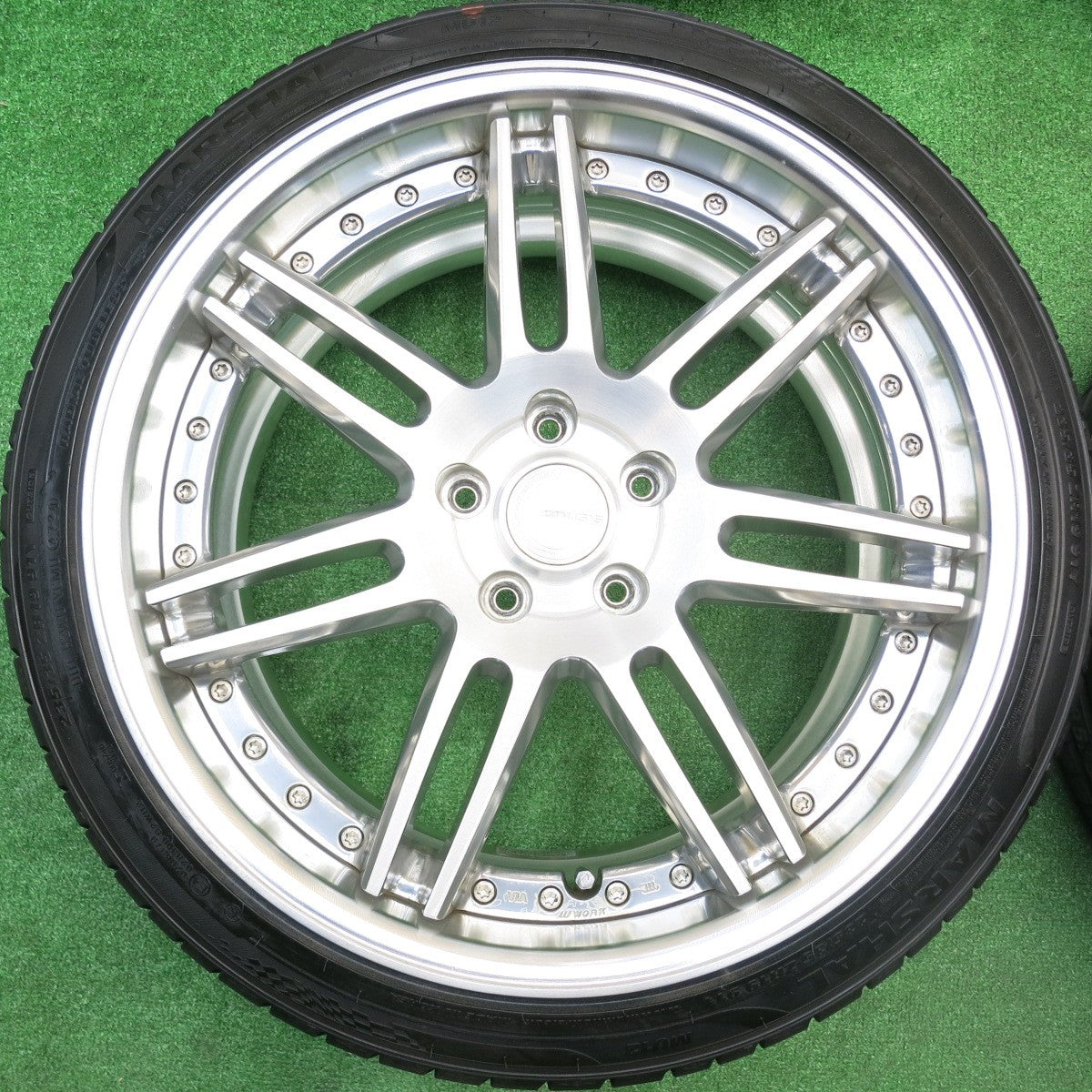 未使用★WORK GNOSIS GR2 235/35R19 マーシャル MU12 ワーク グノーシス 19インチ PCD114.3/5H★5102501HAノ