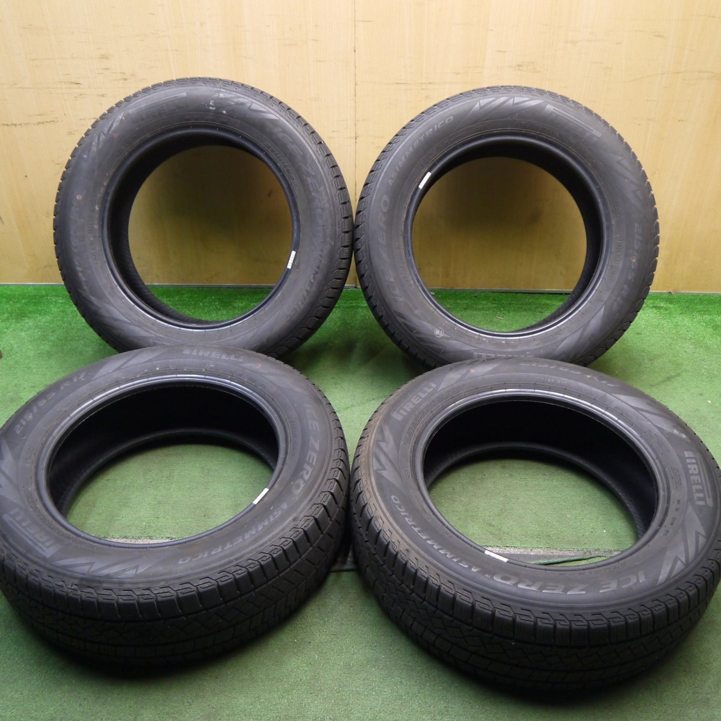 4本価格！22年★スタッドレス 215/65R17 ピレリ アイスゼロ アシンメトリコ タイヤ 17インチ ワーゲン ティグアン アウディ Q3 等★5100101Hスタ