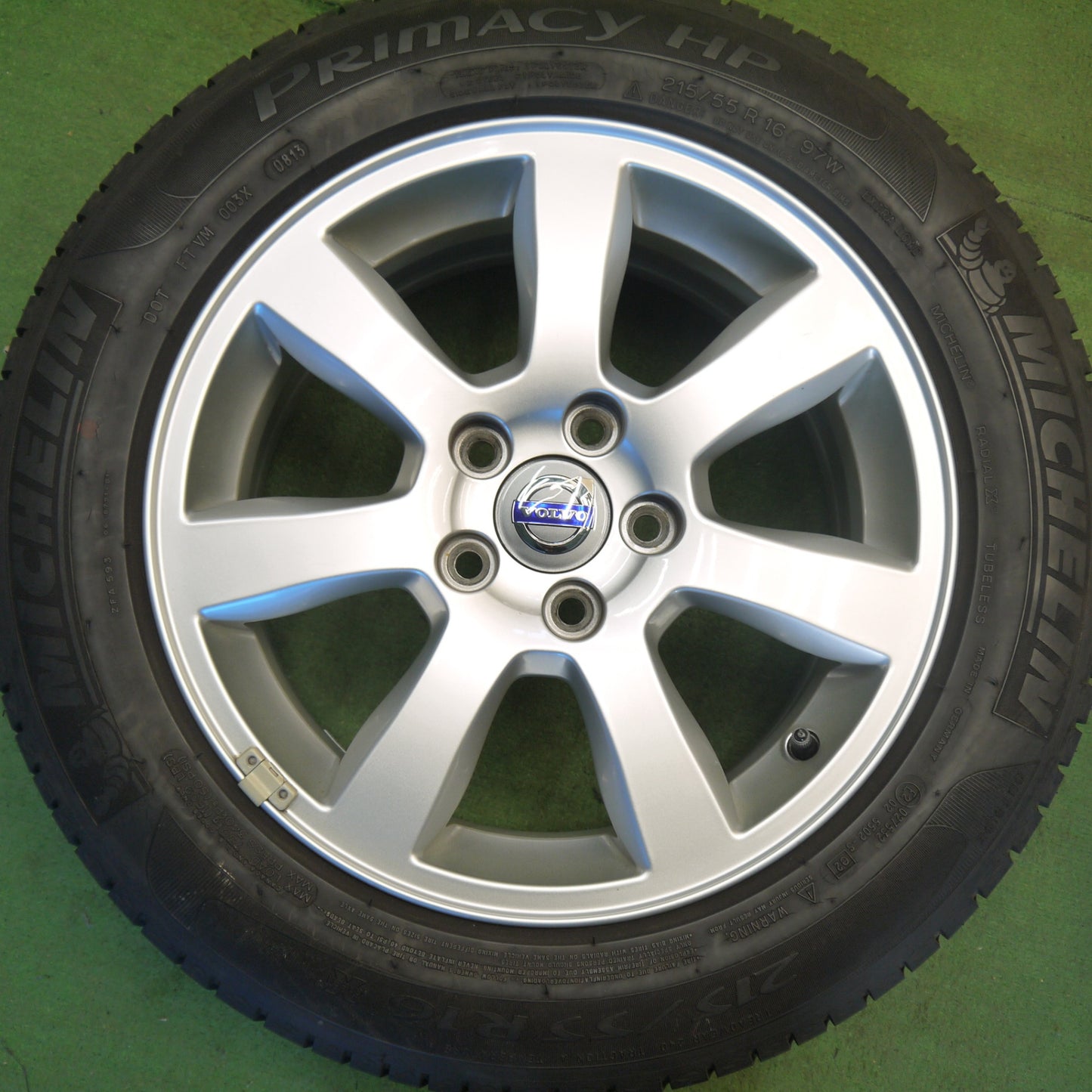 バリ溝！キレイ！9.5分★ボルボ V60 S60 純正 215/55R16 ミシュラン プライマシー HP 16インチ PCD108/5H★6041404Hノ
