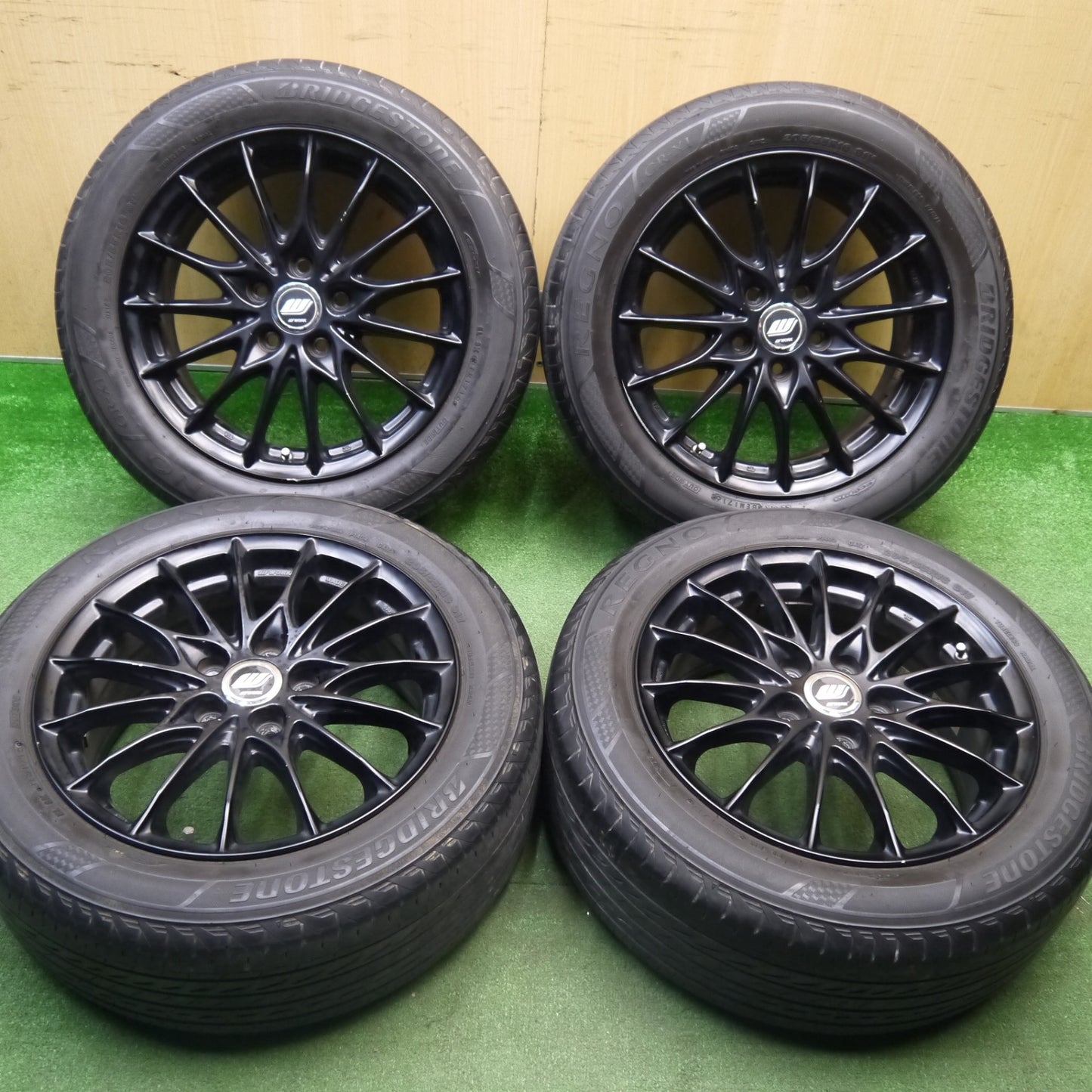 4本価格★ボルボ 等 WORK IMPORT LABEL IL-1F5NMBL 205/55R16 ブリヂストン レグノ GR-XI ワーク インポート レーベル 16インチ PCD108/5H★6011307Hノ