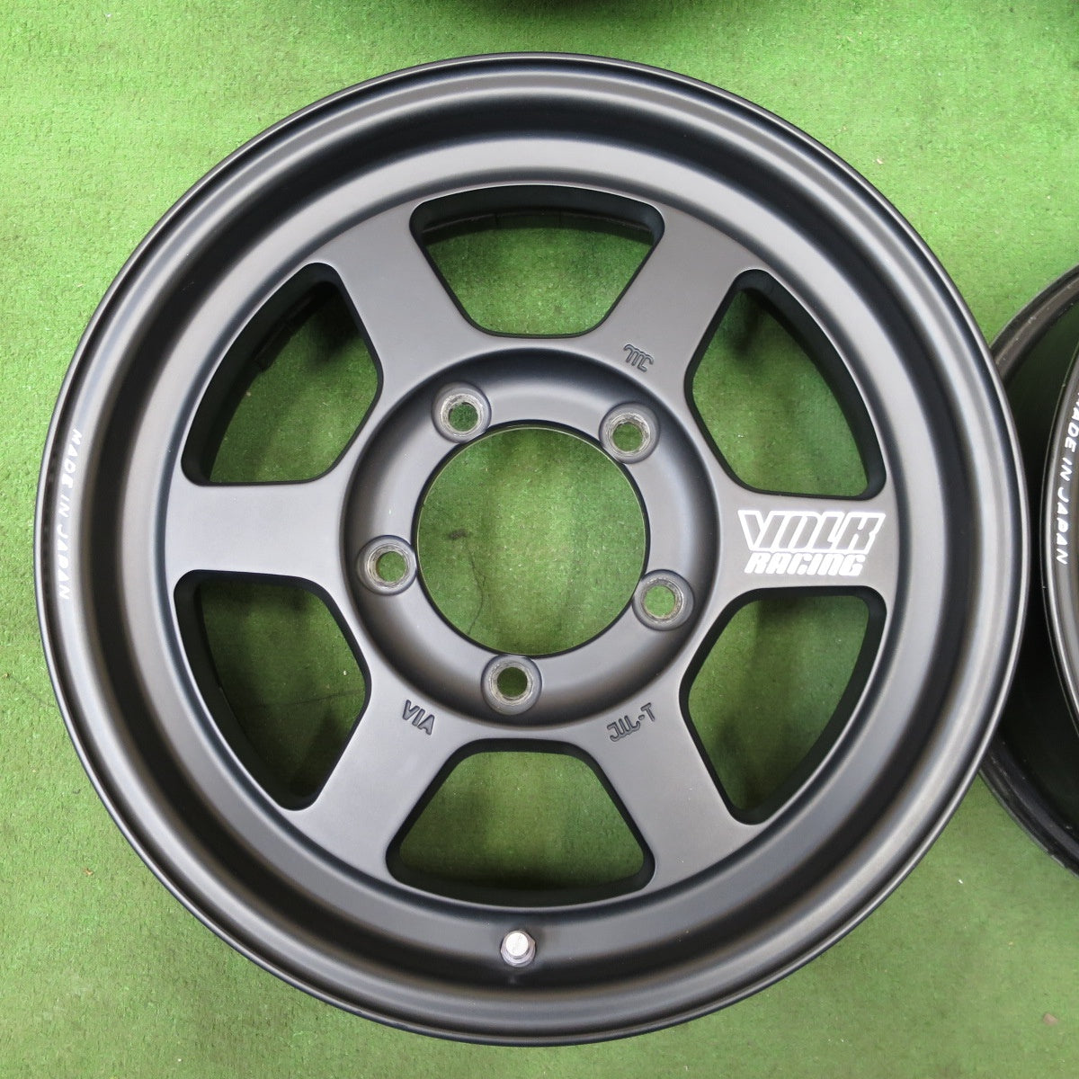 希少！キレイ★RAYS TE37X PM VOLK RACING マットブラック 16インチ ホイール レイズ ボルク レーシング 16×5.5JJ PCD139.7/5H★6031802NGホ