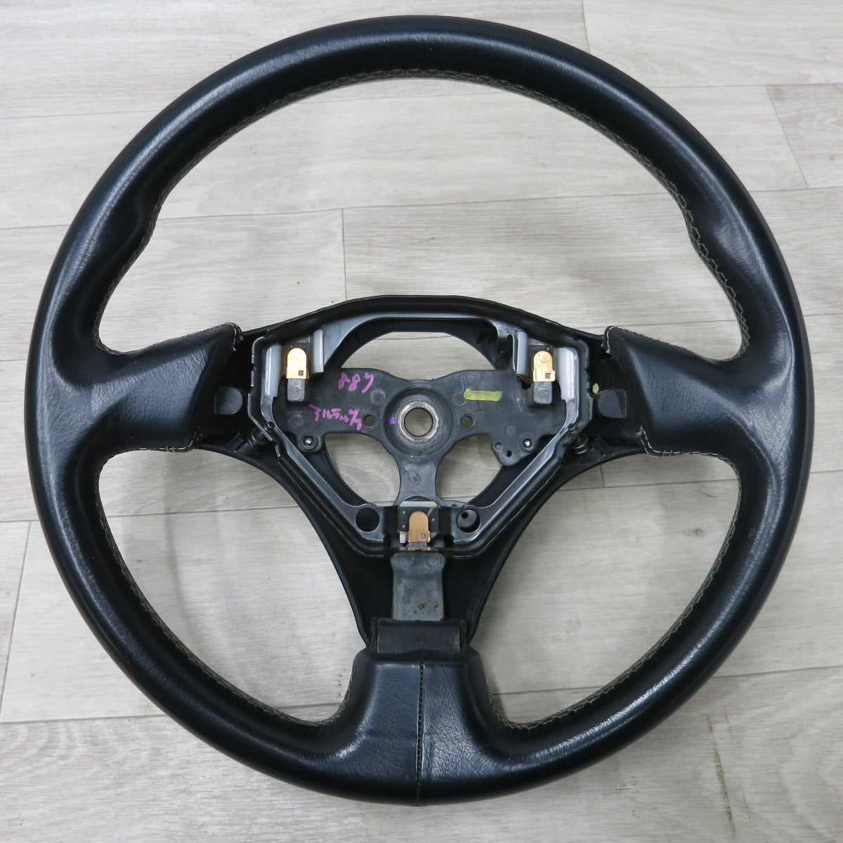 [送料無料] ◆トヨタ アルテッツァ SXE10 GXE10 純正 ステアリング ハンドル カバー付き◆