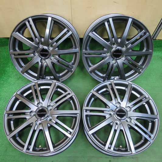 [送料無料] 未使用★BALMINUM バルミナ BR10 15インチ ホイール 15×6J PCD100/5H★4102902イホ