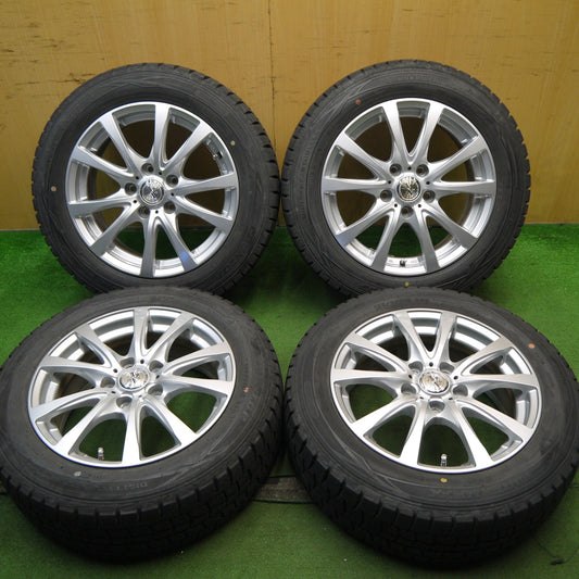 バリ溝！キレイ！9.5分★スタッドレス 195/60R16 ダンロップ ウインターマックス WM01 T.R.G. TRG 16インチ PCD114.3/5H★5060406Hス