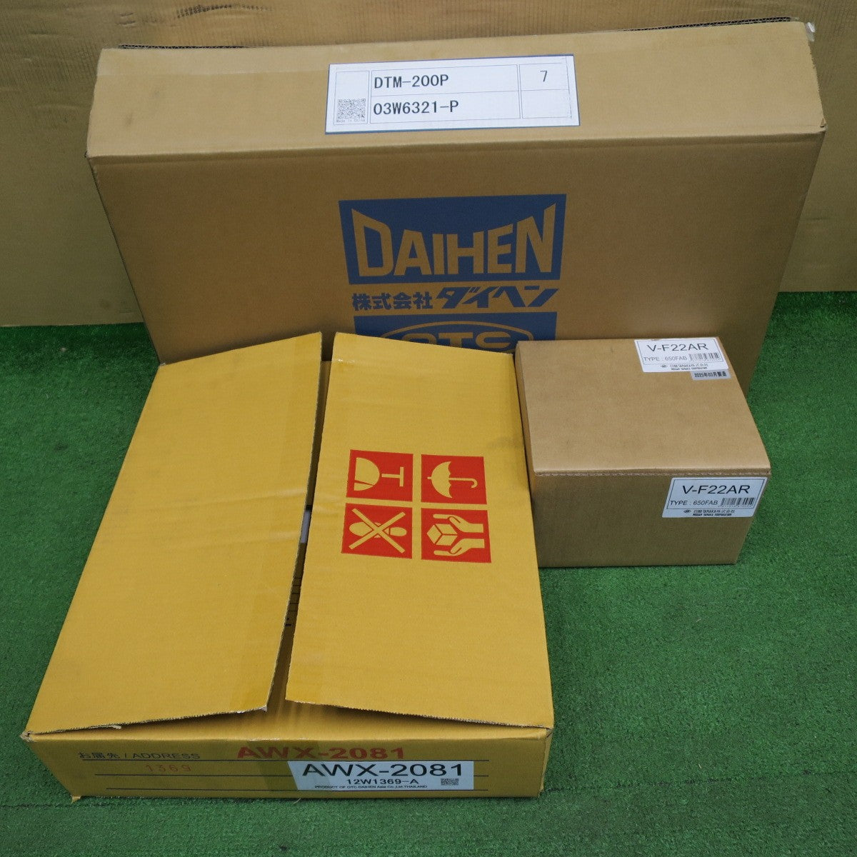 [送料無料] 未使用！セット◆DAIHEN ダイヘン ポータブル 直流 パルス TIG 溶接機 DTM-200P V-F22AR デジタル ティグミニ 200P◆