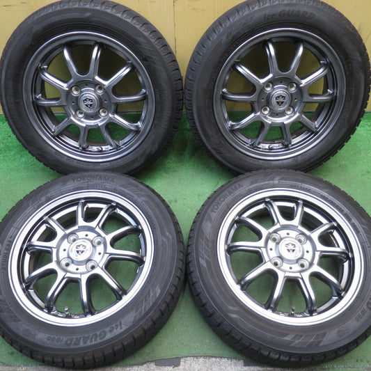 バリ溝！21年！8.5分★スタッドレス 155/65R14 ヨコハマ アイスガード iG60 ESTROSA エステローザ 14インチ PCD100/4H★5080804NJス