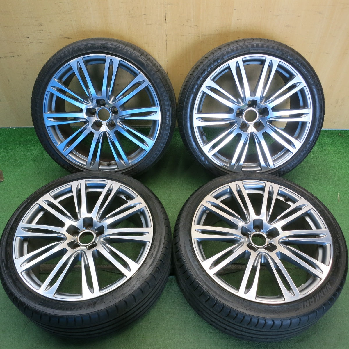 バリ溝！9.5分◎アウディ A7 純正 265/35R20 レーダー Dimax R8+ ナンカン Sportnex AS-2+ 20インチ PCD112/5H◎6081303HAノ