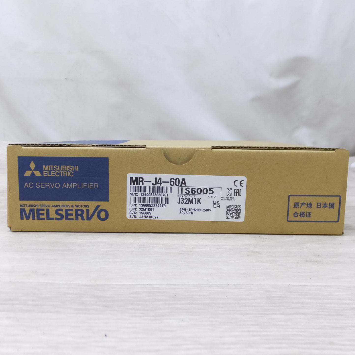 [送料無料] 未使用◆三菱電機 AC サーボ アンプ 汎用 インタフェース MELSERVO-J4 シリーズ MR-J4-60A 三相/単相 AC 200V 2023年製◆