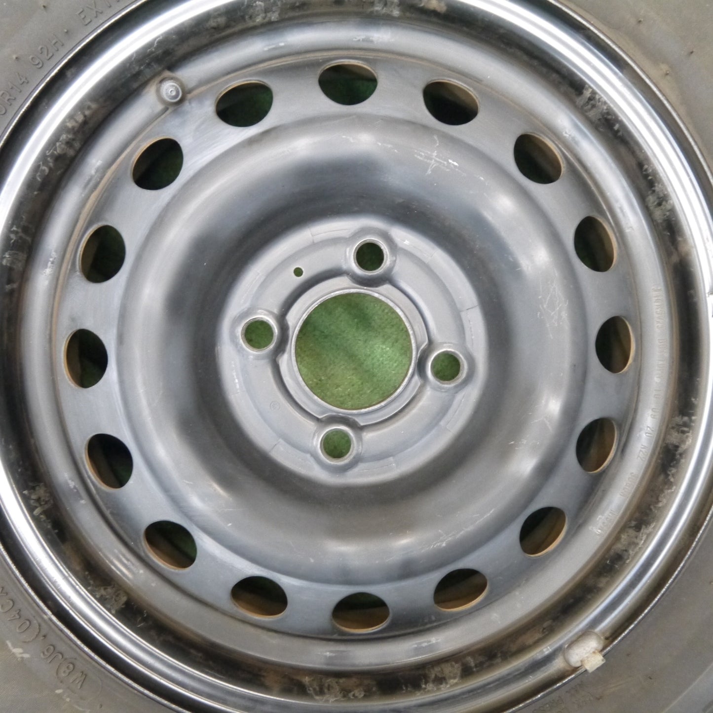 2本価格★日産 E12 ノート 純正 スチール 185/70R14 ミシュラン エナジーセイバー4 14インチ PCD100/4H★6040106Hノ