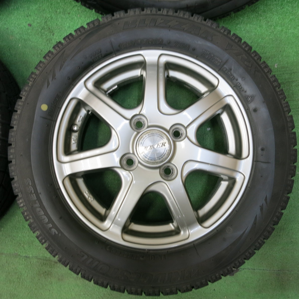 [送料無料] 4本価格★スタッドレス 155/65R13 ブリヂストン ブリザック VRX JOKER ジョーカー 13インチ PCD100/4H★4092601SYス