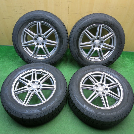 バリ溝！キレイ！9.5分★スタッドレス 225/65R17 トーヨー ウインター トランパス TX SIBILLA NEXT Z7 シビラ 17インチ PCD114.3/5H★5122012HAス