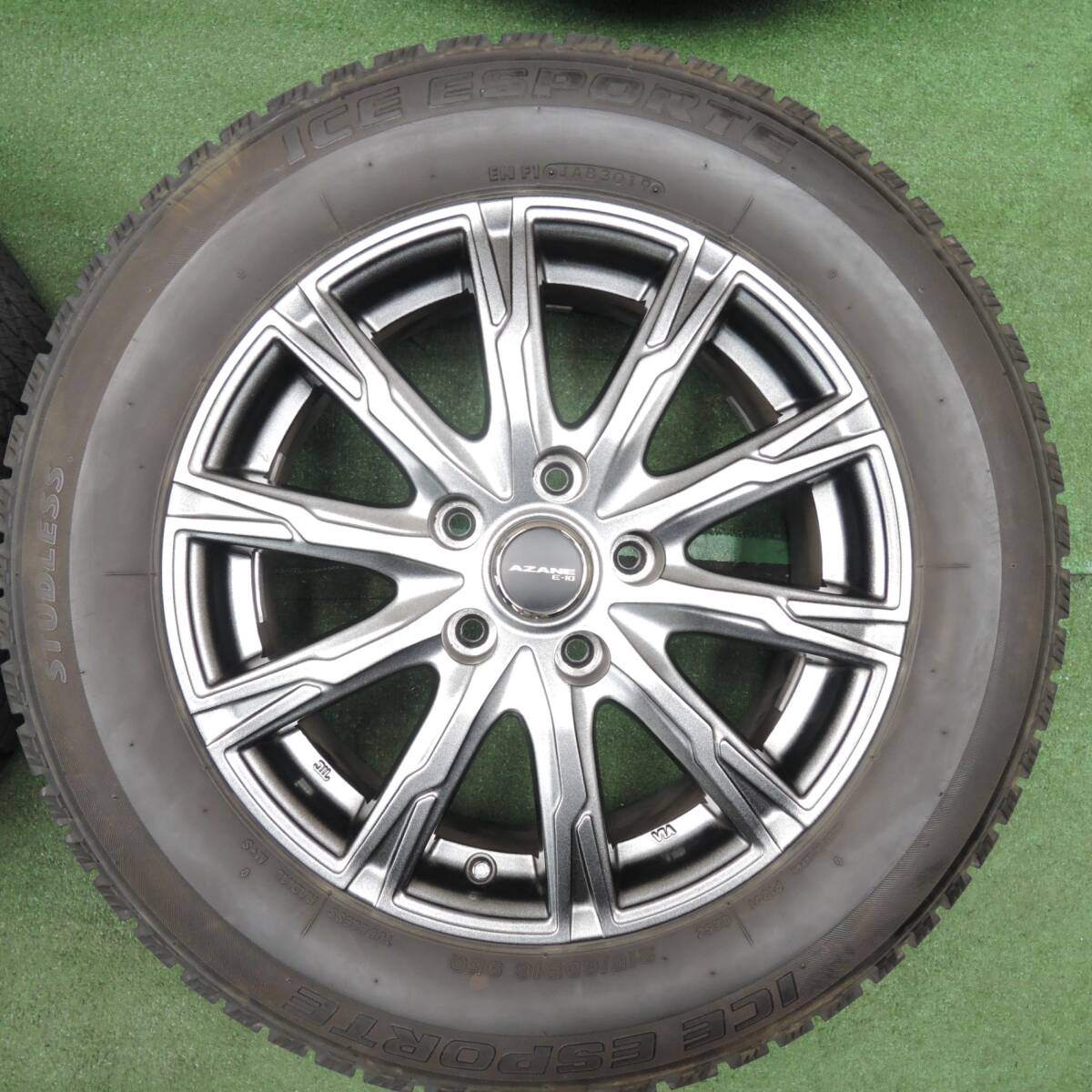 キレイ★スタッドレス 215/60R16 アイスエスポルテ AZANE E-10 アザーネ 16インチ PCD114.3/5H★4031302TNス