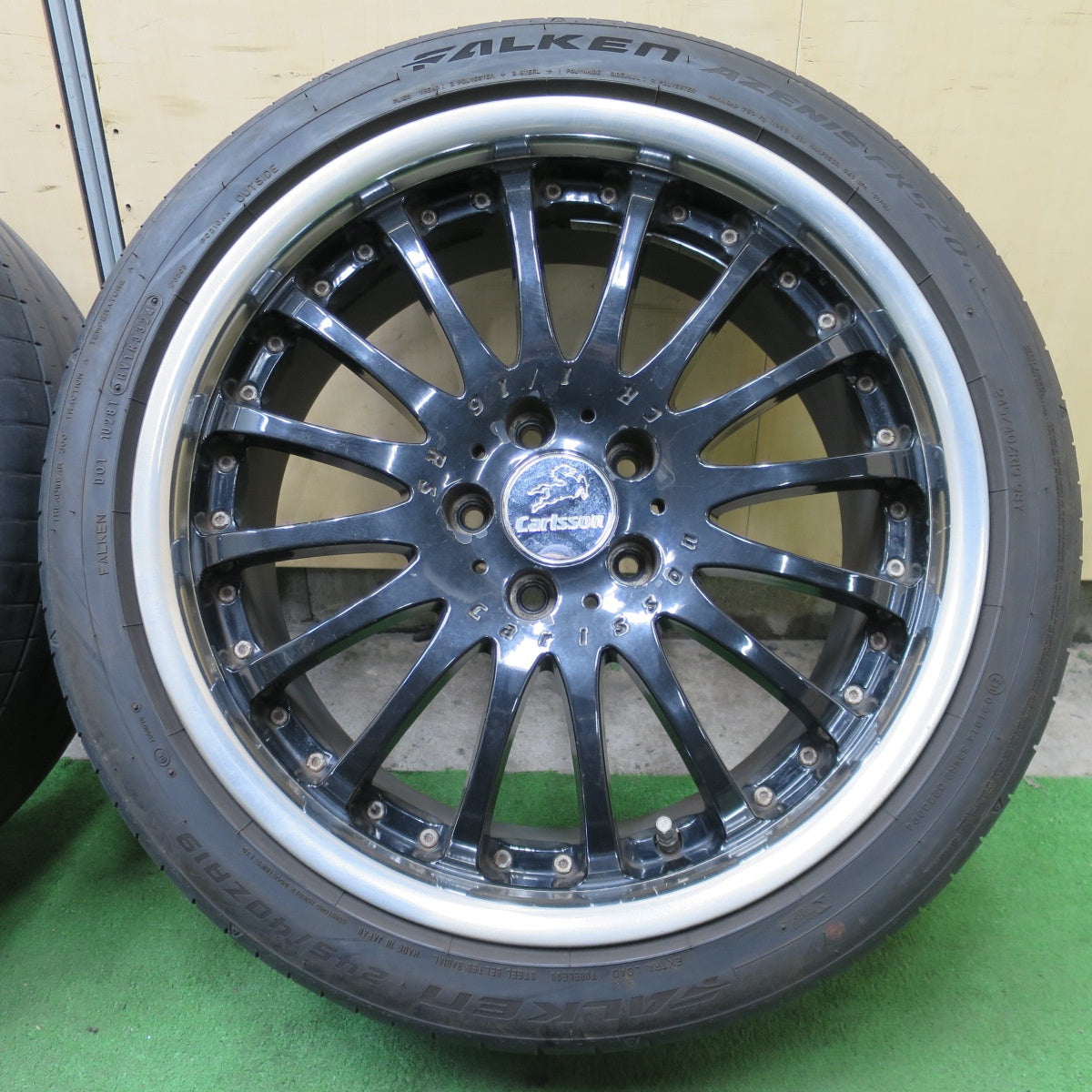 4本価格！24年★Carlsson CR 1/16 RS 245/40R19 ファルケン アゼニス FK510 FK520 カールソン 19インチ PCD114.3/5H★6032102ナノ