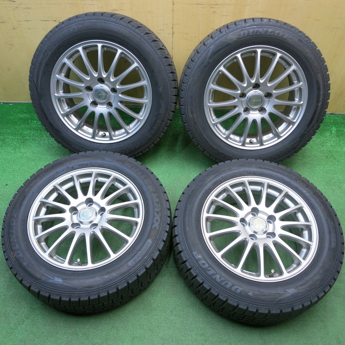 タイヤ、ホイール 超バリ溝 ほぼ10分☆旧車 WORK Equip 195/70R14 
