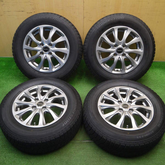 バリ溝！キレイ！9分★スタッドレス 175/70R14 ブリヂストン アイスパートナー BALMINUM バルミナ 14インチ PCD100/4H★5012005Hス