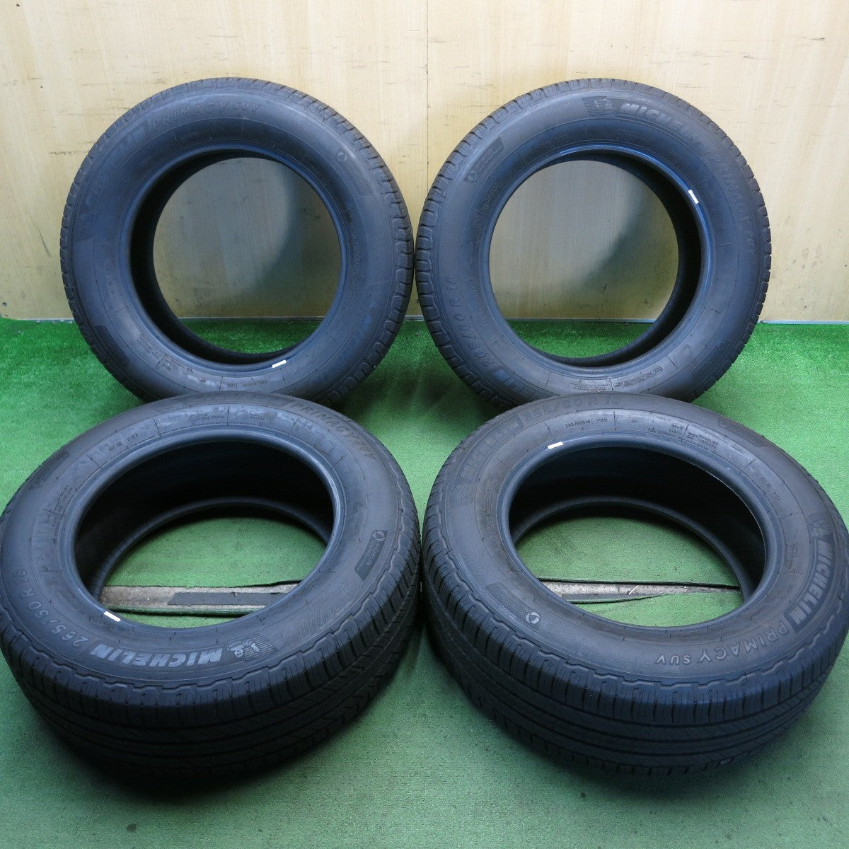 新車外し！26年◎265/60R18 ミシュラン プライマシー SUV タイヤ 18インチ ランクル プラド ハイラックス パジェロ 等◎6090506KKノタ
