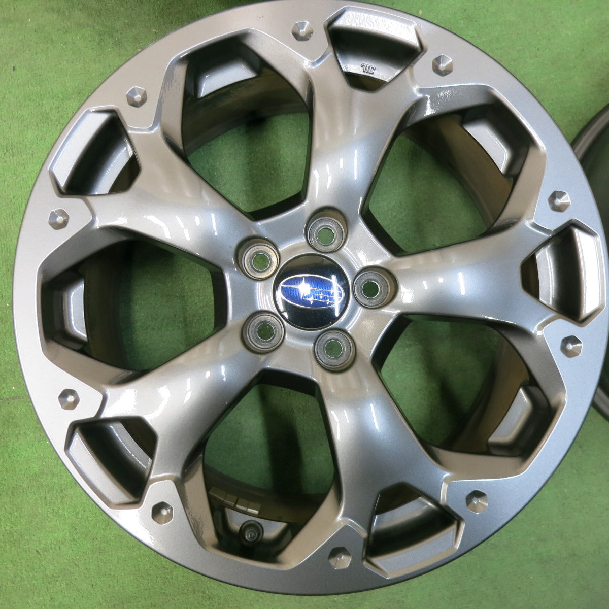 [送料無料] キレイ★スバル XV 2.0e-L EyeSight Smart Edition GT 後期 純正 ホイール 17インチ 特別仕様車 17×7J PCD100/5H★5011506SYホ