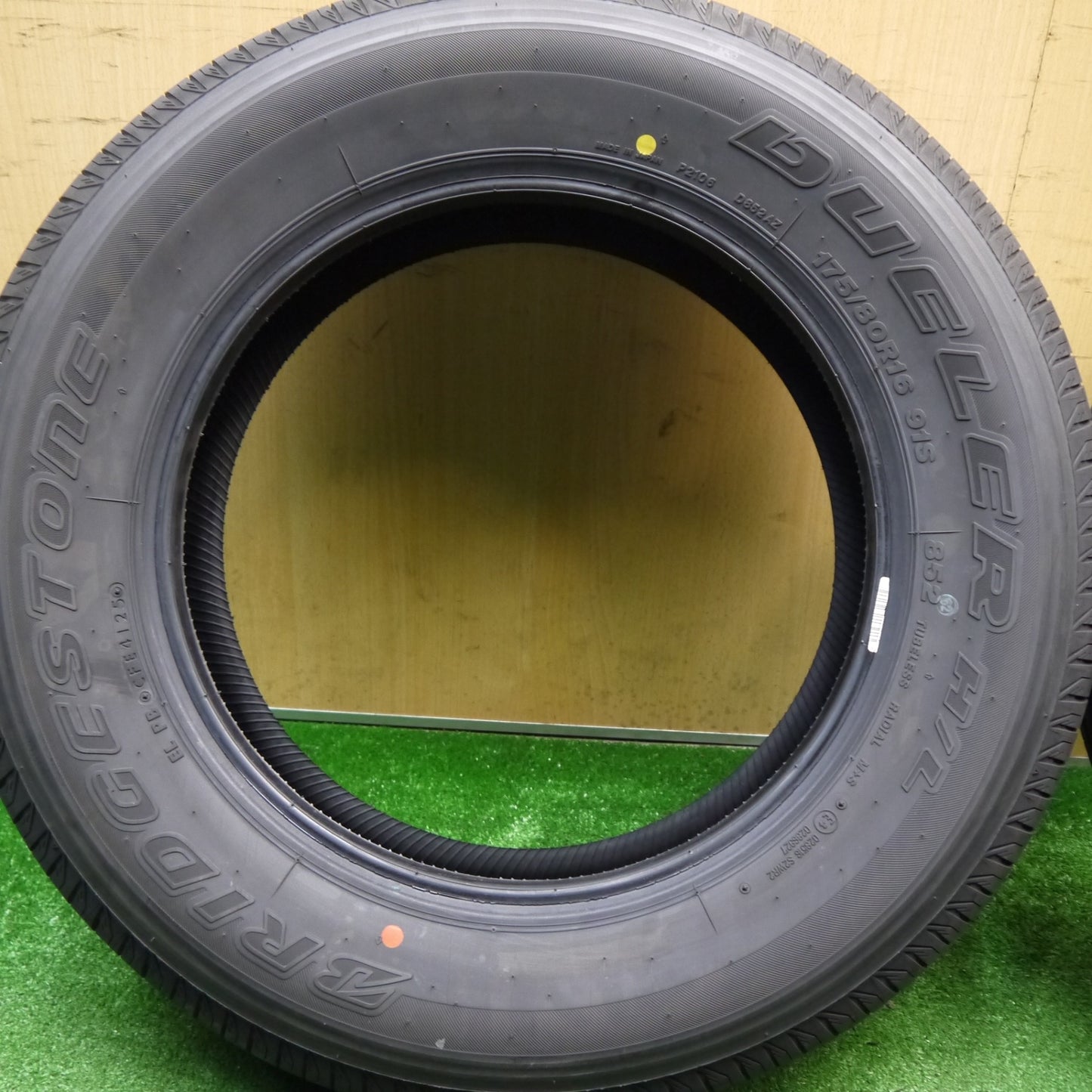 新車外し！25年★ジムニー 等 175/80R16 ブリヂストン デューラー H/L 852 タイヤ 16インチ★5121201Hノタ