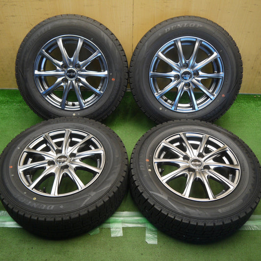 ほぼ未使用！25年◎スタッドレス 175/70R14 ダンロップ ウインターマックス WM02 EuroSpeed MANARAY SPORT ユーロスピード マナレイ スポーツ 14インチ PCD100/4H◎6091505Hス