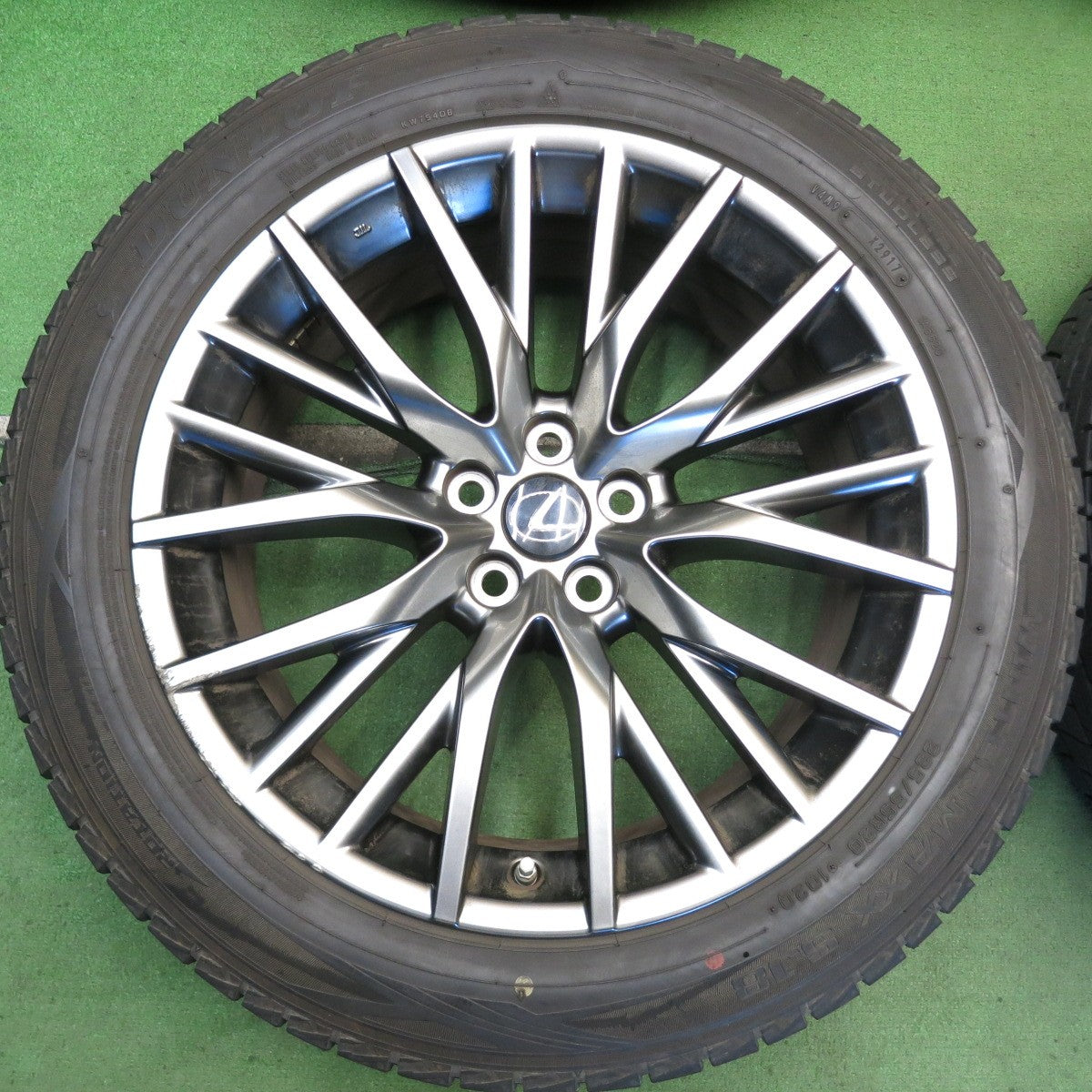 4本価格◎レクサス RX Fスポーツ 純正 235/55R20 スタッドレス ダンロップ ウインターマックス SJ8 20インチ PCD114.3/5H◎6071902HAス