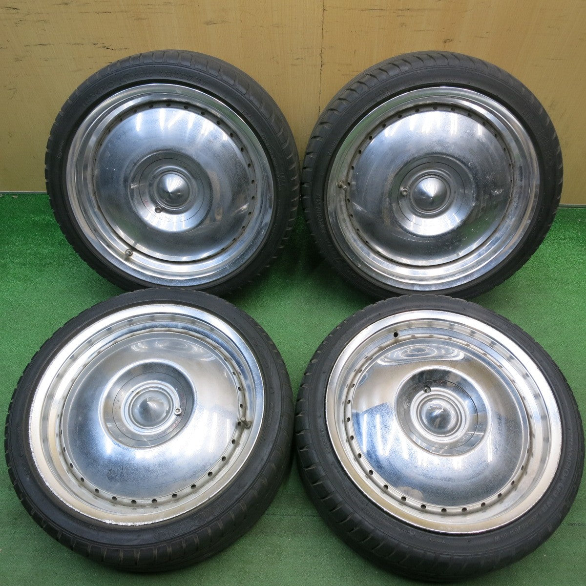 4本価格★WORK LEADSLED 205/40R17 TRAMPIO GUWN ワーク レッドスレッド トランピオ ギューン 17インチ PCD114.3/4H 5H マルチ★6041911HAノ