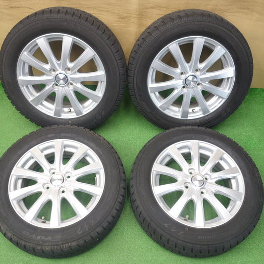バリ溝！22年！キレイ！9.5分★スタッドレス 185/60R15 トーヨー オブザーブ ガリット GIZ ravrion RS01 ラブリオン 15インチ PCD100/4H★6051802KTス