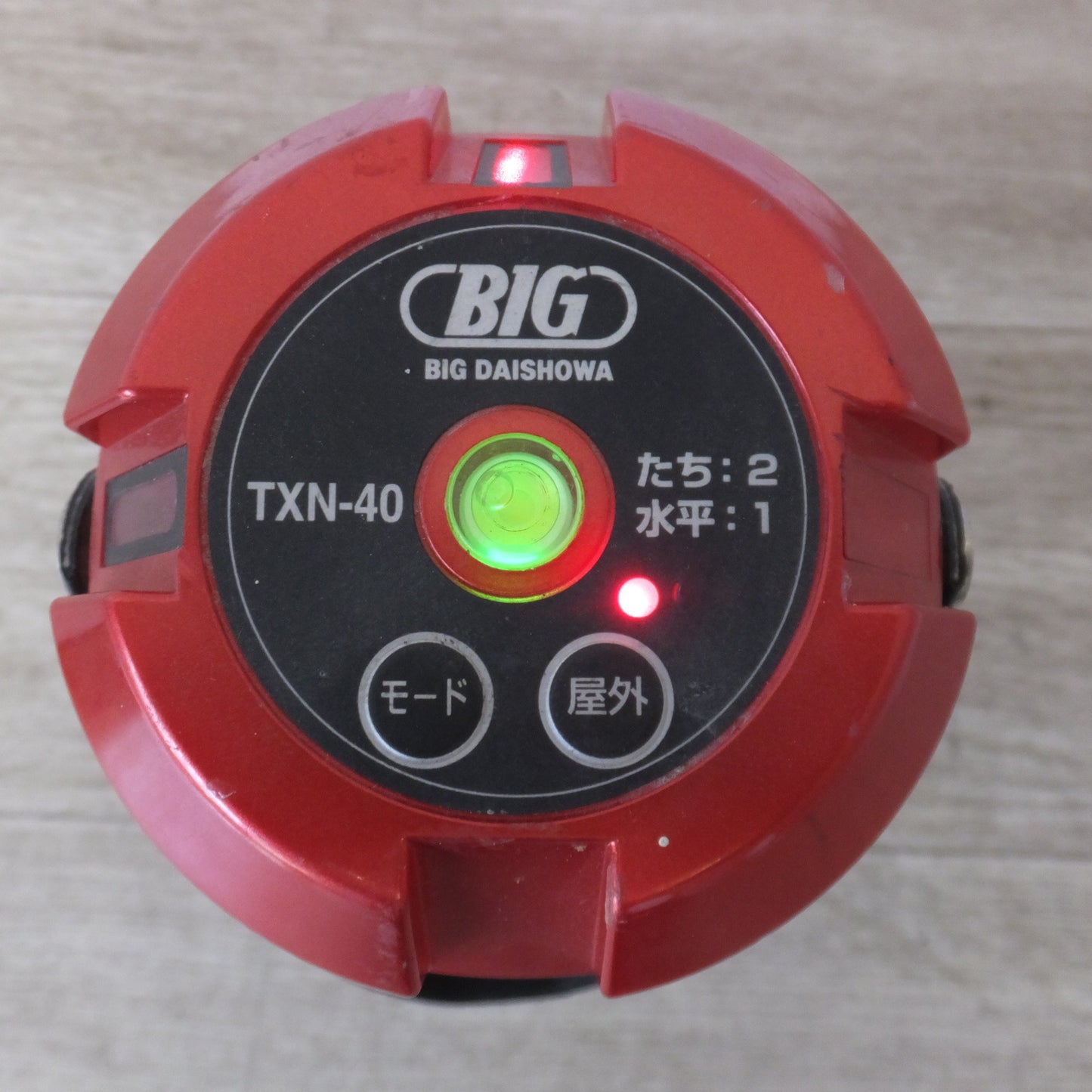 [送料無料] 現状品★大昭和精機 BIG DAISHOWA レーザーマルチライン TXN-40　レーザーレシーバー LR-301　セット★