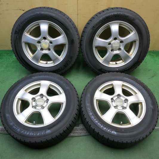 バリ溝！24年！9.5分★スタッドレス 195/65R15 プラクティバ アイス BP02 ヨコハマ製 VIOLENTO ヴィオレント 15インチ PCD114.3/5H★5092711HAス