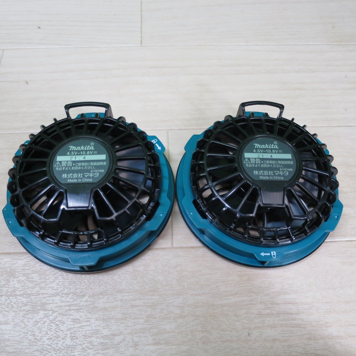 [送料無料] セット☆マキタ 空調服 用 Li-ion 薄型 バッテリー BL1055B A-72126 ファン リチウムイオン makita②☆