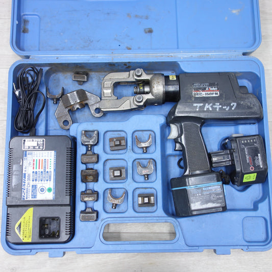 [送料無料] バッテリー2個!付属品多数◆泉精器 電動 油圧式 多機能 工具 REC-150FM 充電器 ケース付き IZUMI 電動 工具◆