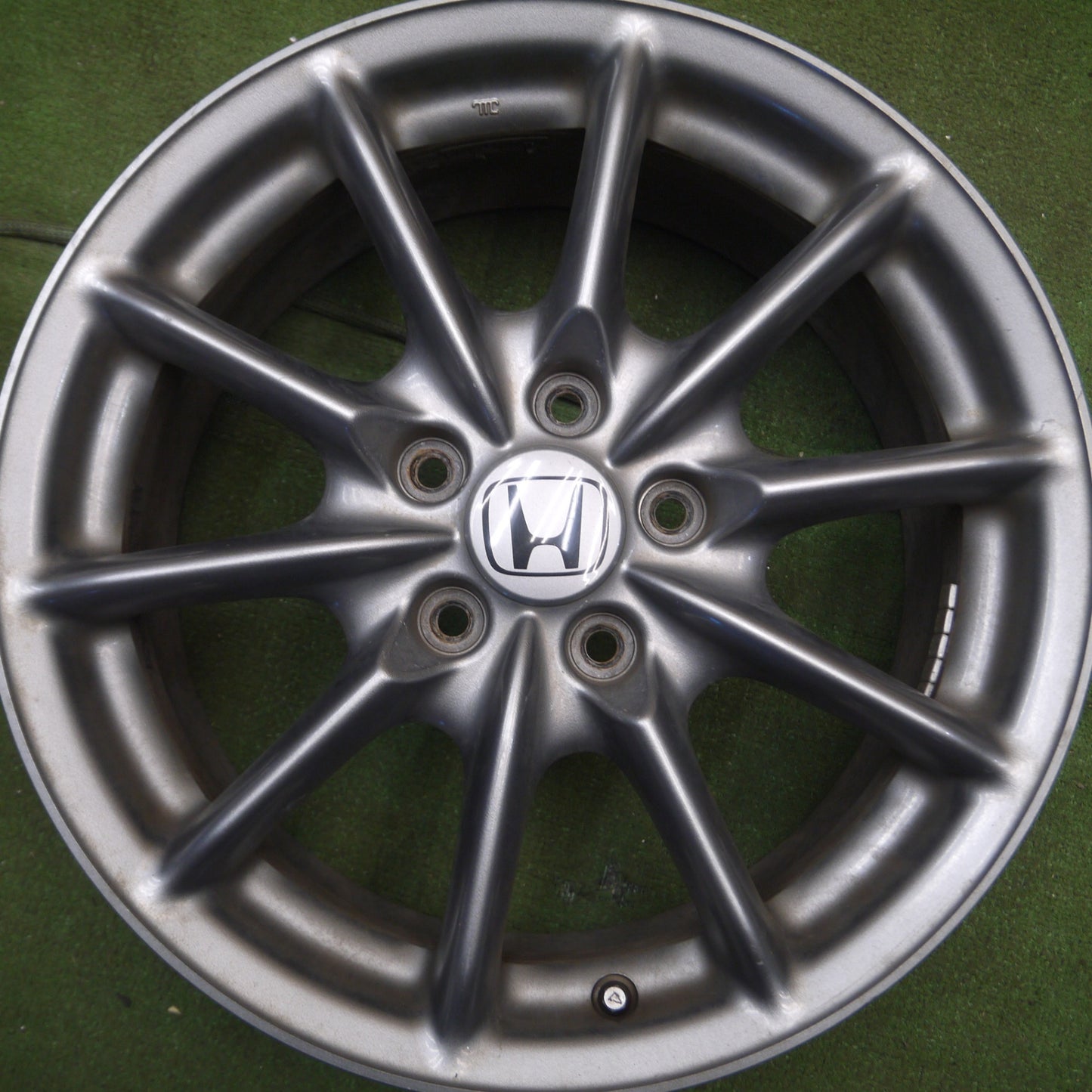 *送料無料* 4本価格★ホンダ RB1 オデッセイ アブソルート 純正 ホイール 17インチ 17×7JJ PCD114.3/5H★4041010Hホ