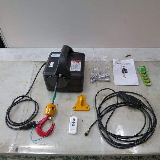 [送料無料] 付属品付き◆NEW TRY ホイスト SLQ-1 電動 工具 0.5ton 0.5TON 500kg 0.5トン◆