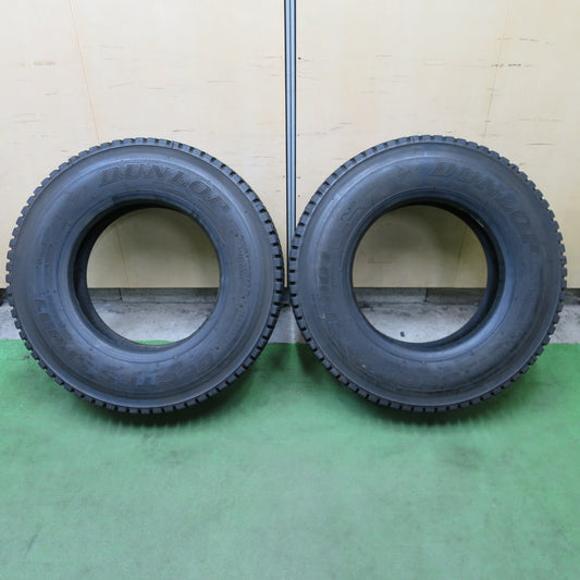 バリ溝!23年!9分!2本◎トラック タイヤ 225/80R17.5 123/122L スタッドレス ダンロップ デクテス SP001 DECTES 17.5インチ◎6100603NGスタ