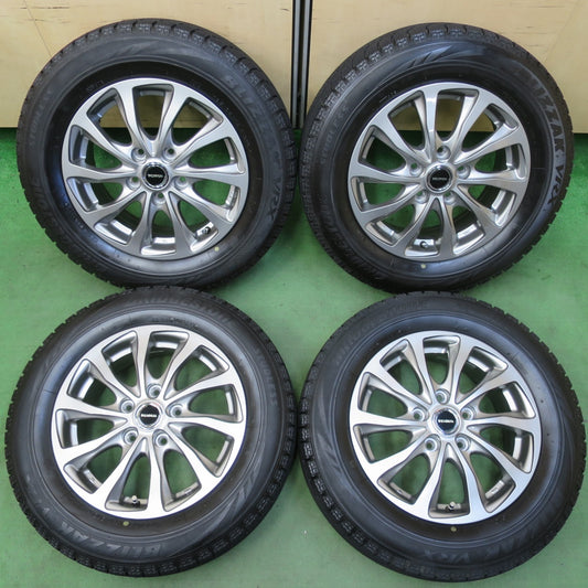 キレイ★スタッドレス 195/65R15 ブリヂストン ブリザック VRX BALMINUM バルミナ 15インチ PCD114.3/5H★5050807イス